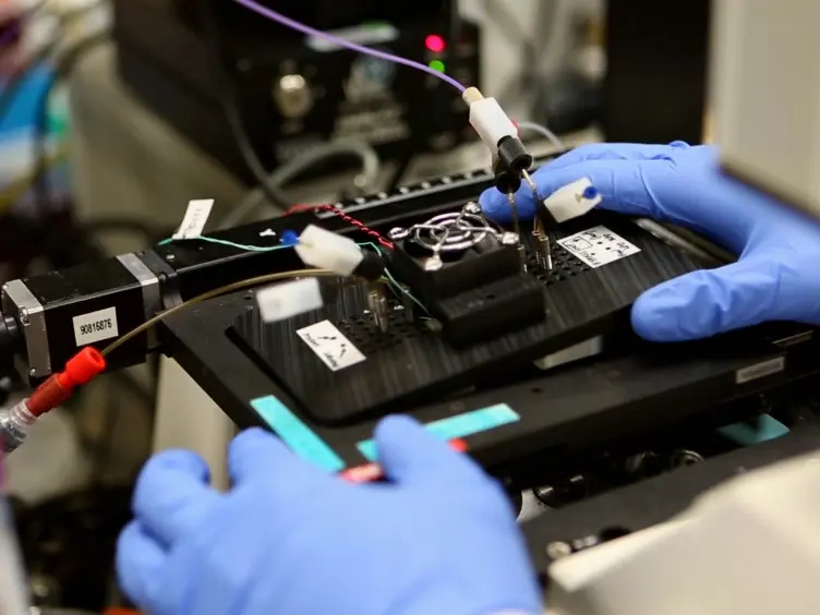 A Microfluidic Platform for Precision Small-volume Sample Processing and Its Use to Size Separate Biological Particles with an Acoustic Microdevice