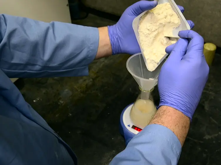 A Protocol for the Production of Gliadin-cyanoacrylate Nanoparticles for Hydrophilic Coating