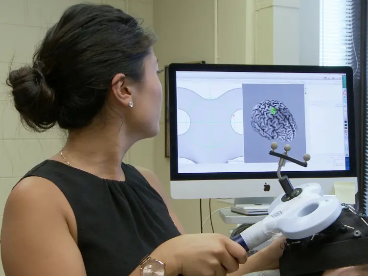 Combined Transcranial Magnetic Stimulation and Electroencephalography of the Dorsolateral Prefrontal Cortex