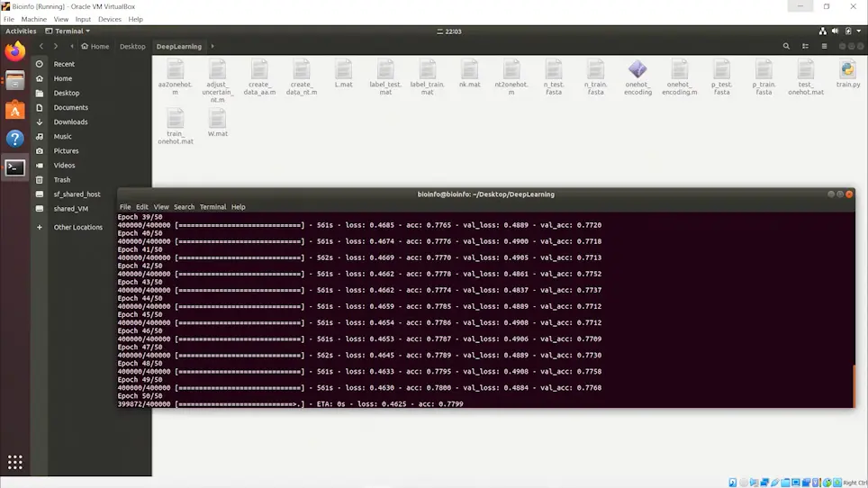 A Virtual Machine Platform for Non-Computer Professionals for Using Deep Learning to Classify Biological Sequences of Metagenomic Data