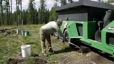 Continuous In-woods Production of Biochar Using a Trailer-Mounted Air Curtain Burner
