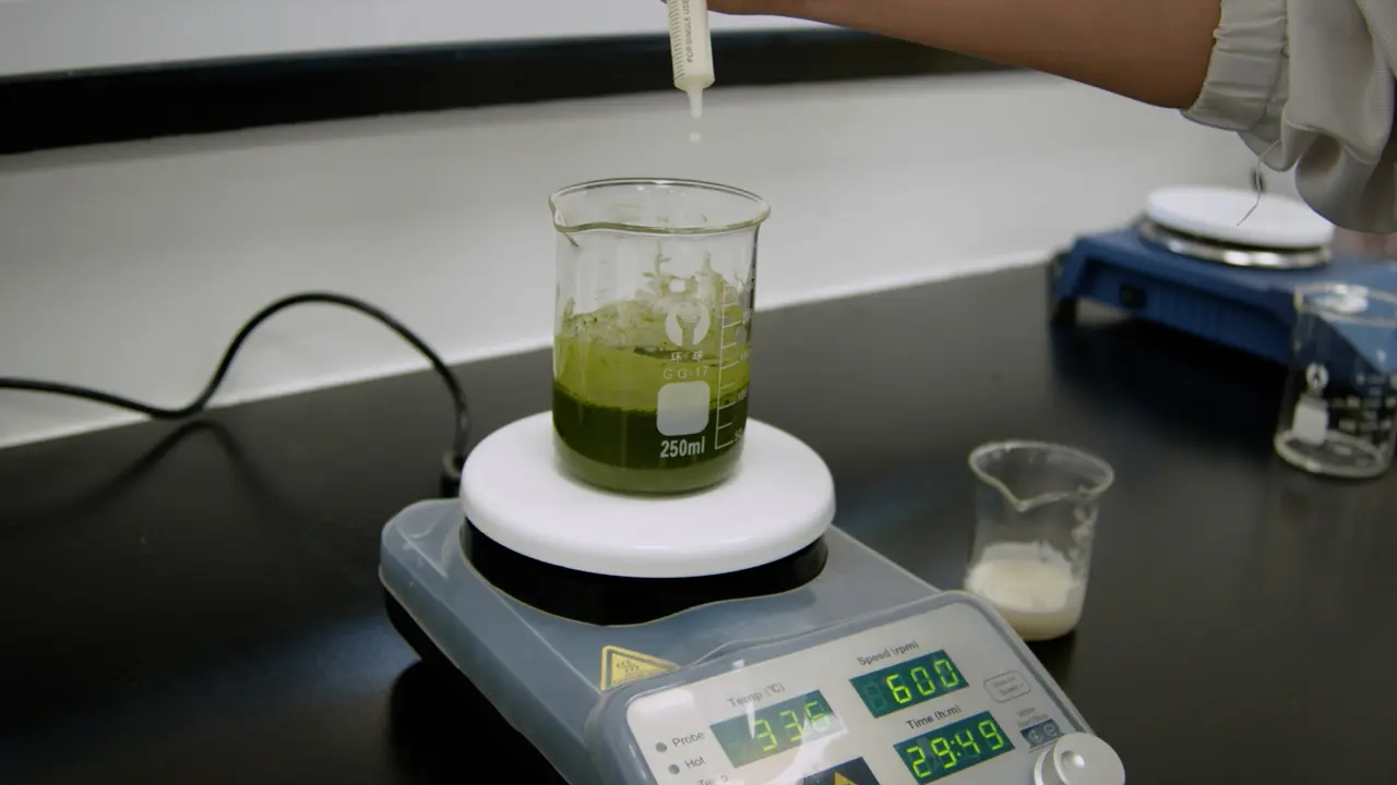 Preparation of Matcha Fresh Noodles with Stable Color using Embedding Method and Microwave Treatment