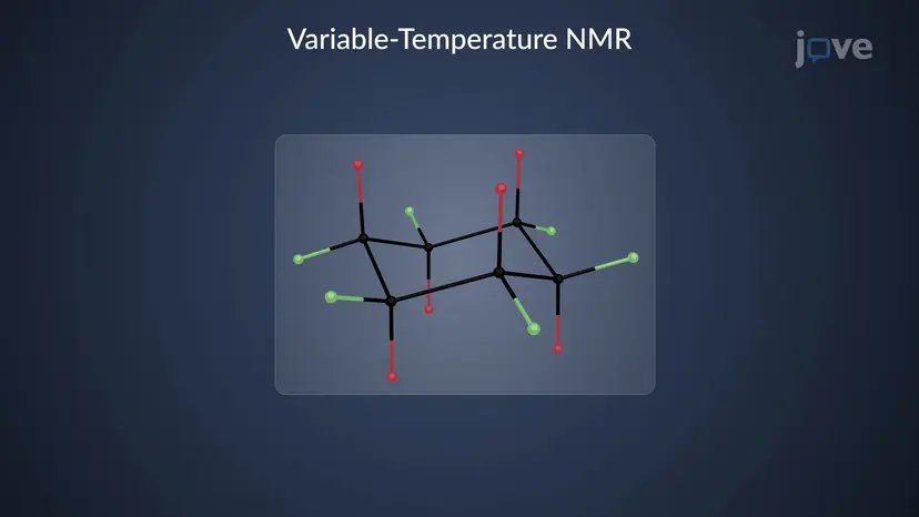 構造的に柔軟な分子の ¹H NMR: 可変温度 NMR