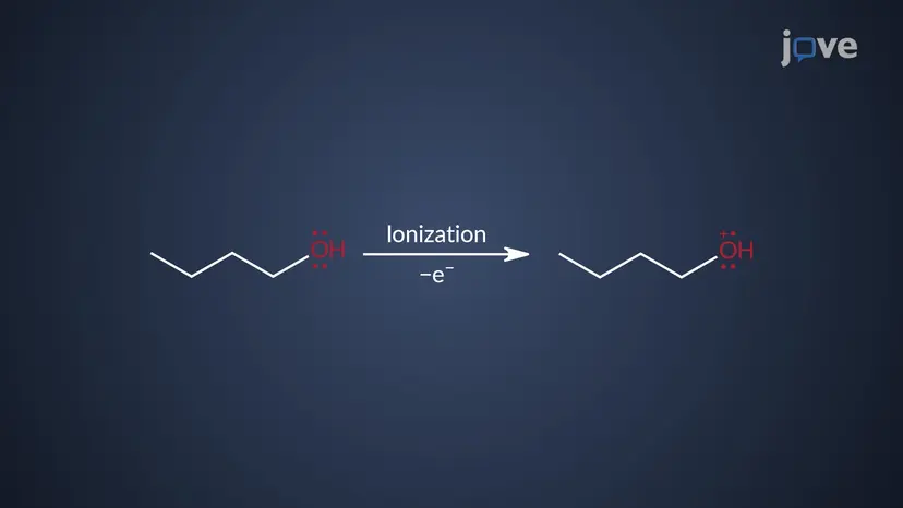 质谱法：醇类碎裂