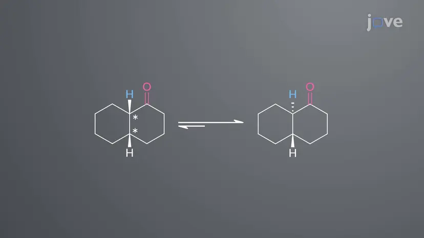 エノール化の立体化学的効果